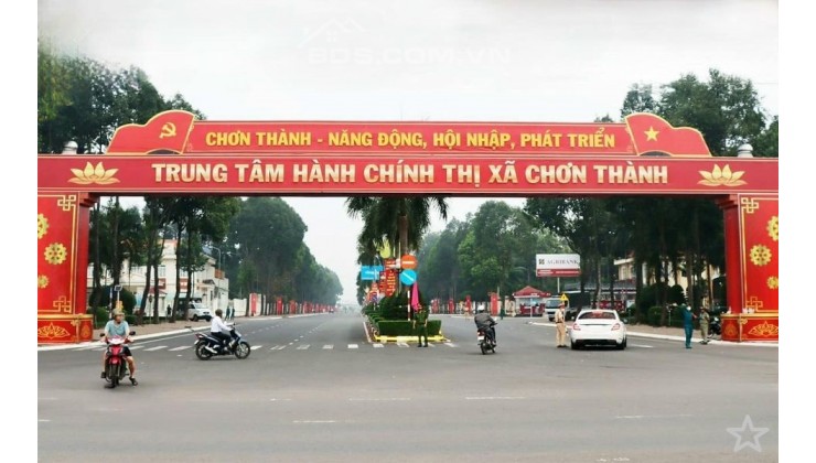 Chủ kẹt tiền cần bán lô đất P Hưng Long tx Chơn Thành giá rẻ